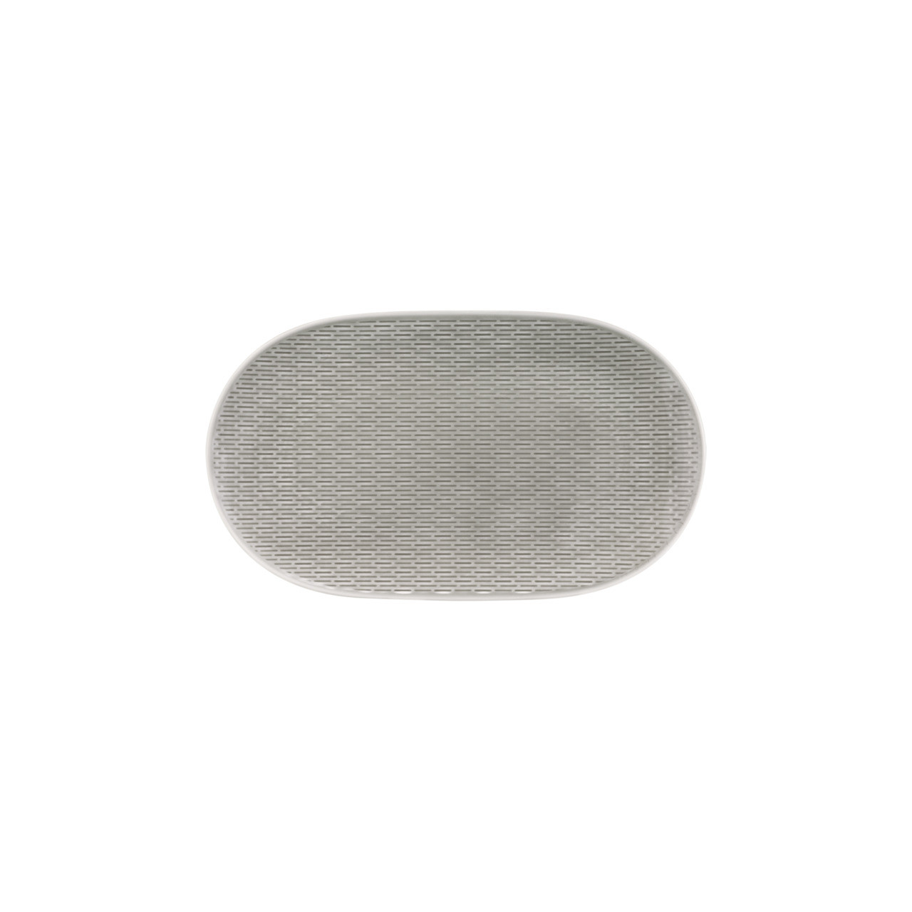 Scope Glow Gray, Coupplatte oval 230 x 151 mm / Relief